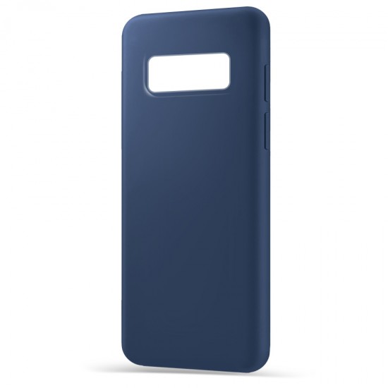 Husa Spate Silicon Line pentru Samsung S8 - Albastru