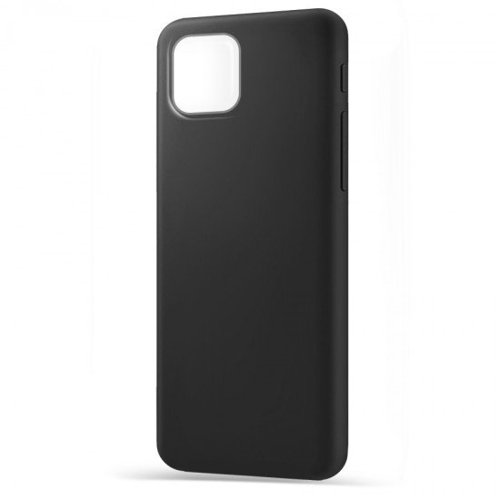 Husa Spate Silicon Line pentru iPhone 12 Mini -Negru