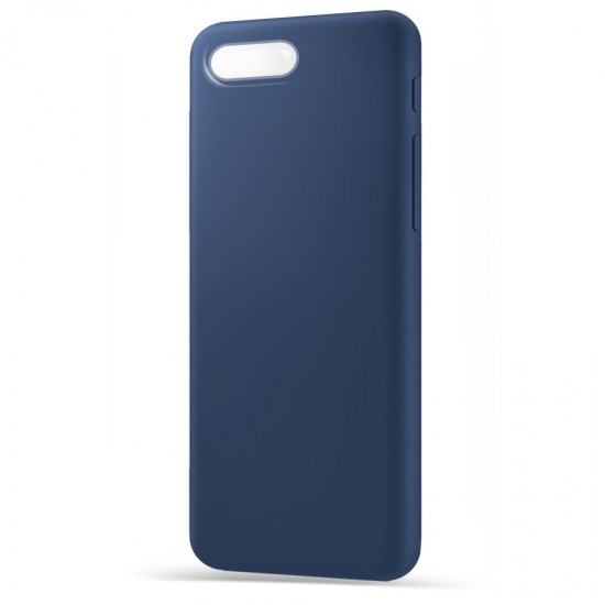 Husa Spate Silicon Line pentru iPhone 7 Plus -Albastru