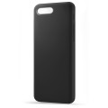 Husa Spate Silicon Line pentru iPhone 7 Plus -Negru