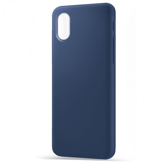Husa Spate Silicon Line pentru iPhone XR -Albastru