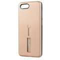 Husa Spate Hard Case Stand pentru iPhone 7 Gold