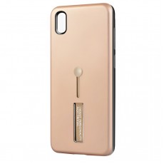 Husa Spate Hard Case Stand pentru Samsung A10 - Gold Husa Spate Hard Case Stand pentru Samsung A10 - Gold
