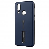 Husa Spate Hard Case Stand pentru Samsung A40 - Albastru