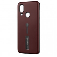 Husa Spate Hard Case Stand pentru Samsung A40 - Maro Husa Spate Hard Case Stand pentru Samsung A40 - Maro