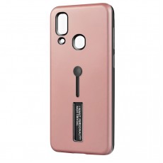 Husa Spate Hard Case Stand pentru Samsung A40 - Rose Husa Spate Hard Case Stand pentru Samsung A40 - Rose