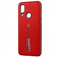 Husa Spate Hard Case Stand pentru Samsung A40 - Rosu