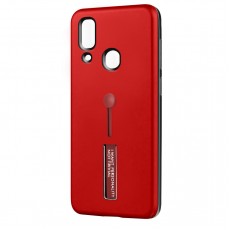 Husa Spate Hard Case Stand pentru Samsung A40 - Rosu Husa Spate Hard Case Stand pentru Samsung A40 - Rosu
