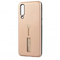 Husa Spate Hard Case Stand pentru Samsung A70 - Gold Husa Spate Hard Case Stand pentru Samsung A70 - Gold