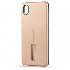 Husa Spate Hard Case Stand pentru Huawei Y5 2019 - Gold Husa Spate Hard Case Stand pentru Huawei Y5 2019 - Gold