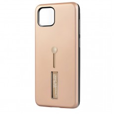 Husa Spate Hard Case Stand pentru iPhone 11 Pro Max Gold Husa Spate Hard Case Stand pentru iPhone 11 Pro Max Gold