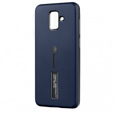 Husa Spate Hard Case Stand pentru Samsung J6+ 2018 - Albastru Husa Spate Hard Case Stand pentru Samsung J6+ 2018 - Albastru