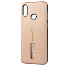 Husa Spate Hard Case Stand pentru Huawei P20 Lite - Gold Husa Spate Hard Case Stand pentru Huawei P20 Lite - Gold