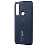 Husa Spate Hard Case Stand pentru Huawei P30 Lite - Albastru Husa Spate Hard Case Stand pentru Huawei P30 Lite - Albastru
