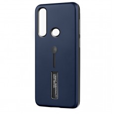 Husa Spate Hard Case Stand pentru Huawei P30 Lite - Albastru Husa Spate Hard Case Stand pentru Huawei P30 Lite - Albastru