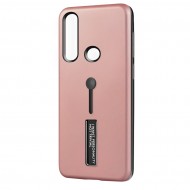 Husa Spate Hard Case Stand pentru Huawei P30 Lite - Rose Husa Spate Hard Case Stand pentru Huawei P30 Lite - Rose