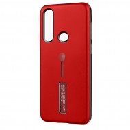 Husa Spate Hard Case Stand pentru Huawei P30 Lite - Rosu