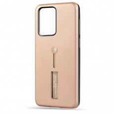 Husa Spate Hard Case Stand pentru Samsung S20 Ultra - Gold Husa Spate Hard Case Stand pentru Samsung S20 Ultra - Gold
