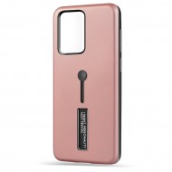 Husa Spate Hard Case Stand pentru Samsung S20 Ultra - Rose