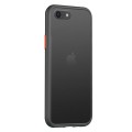 Husa spate Button Case pentru iPhone 7 Plus - Negru / Rosu