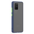 Husa spate Button Case pentru Samsung Galaxy S10 Lite - Albastru / Verde