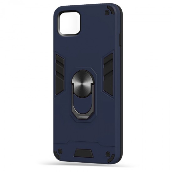 Husa spate Hybrid Case Stand pentru Huawei Y5P - Albastru