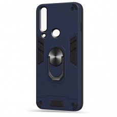 Husa spate Hybrid Case Stand pentru Huawei Y6P - Albastru