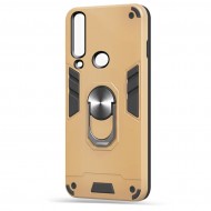 Husa spate Hybrid Case Stand pentru Huawei Y6P - Gold