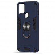 Husa spate Hybrid Case Stand pentru Samsung Galaxy A21s - Albastru Husa spate Hybrid Case Stand pentru Samsung Galaxy A21s - Albastru