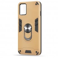 Husa spate Hybrid Case Stand pentru Samsung Galaxy A71 - Gold Husa spate Hybrid Case Stand pentru Samsung Galaxy A71 - Gold