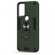 Husa spate Hybrid Case Stand pentru Samsung Galaxy M31 - Army