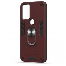 Husa spate Hybrid Case Stand pentru Samsung Galaxy M31 - Visiniu