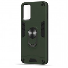 Husa spate Hybrid Case Stand pentru Samsung Galaxy Note 20 - Army