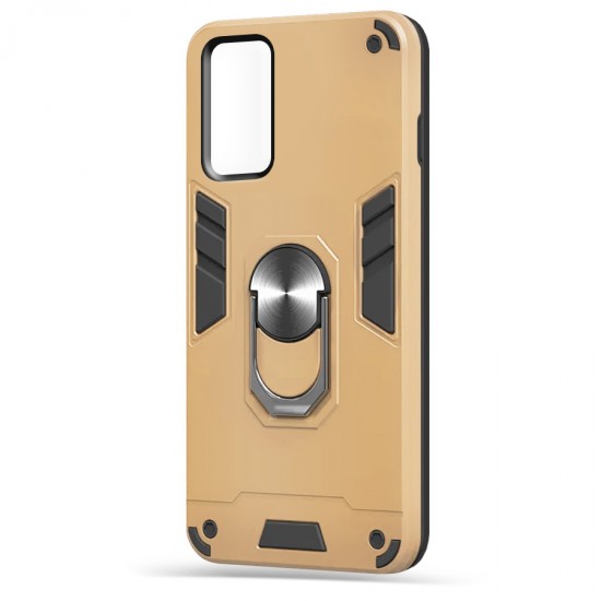 Husa spate Hybrid Case Stand pentru Samsung Galaxy Note 20 - Gold