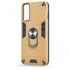 Husa spate Hybrid Case Stand pentru Huawei P Smart 2021 - Gold