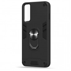 Husa spate Hybrid Case Stand pentru Huawei P Smart 2021 - Negru