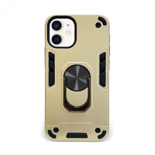 Husa spate pentru iPhone 11 - Hybrid Case Stand Gold