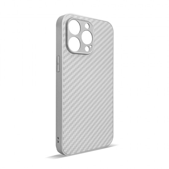 Husa spate pentru iPhone 14 Pro Max- Lys case Alb