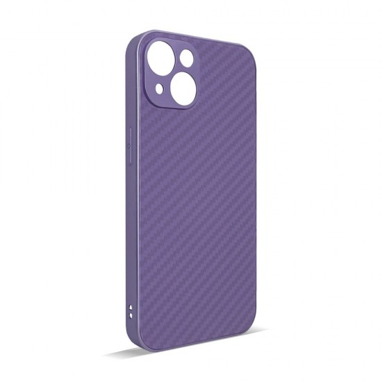 Husa spate pentru iPhone 15- Lys case Mov inchis