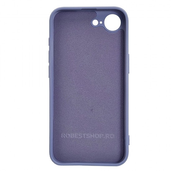 Husa spate pentru iPhone 16e Silicon Line - Mov deschis