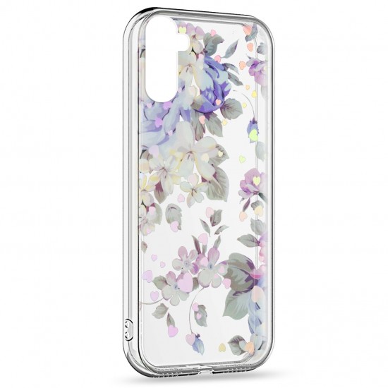 Husa spate pentru Samsung Galaxy A13 5G - Silver Case