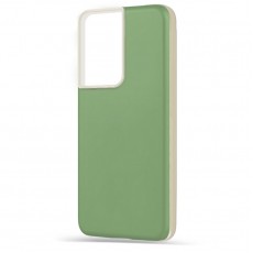 Husa spate WOOP Case pentru Samsung Galaxy S21 Ultra - Army