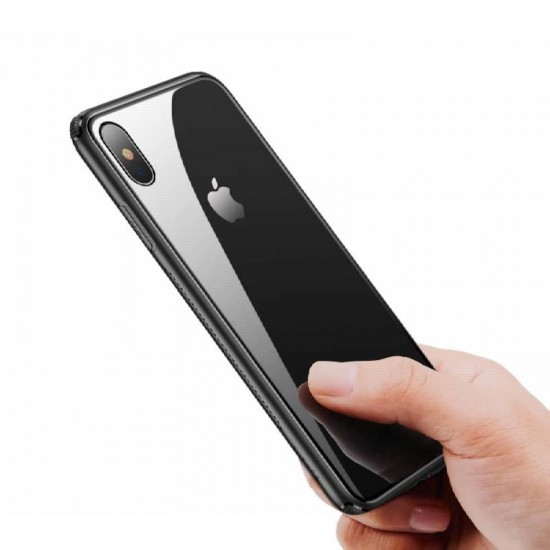 Husa spate Baseus "See-through" pentru Apple iPhone XS Negru