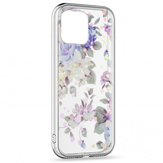 Husa spate pentru iPhone 13 Pro - Silver Case