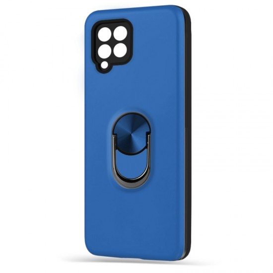 Husa spate WOOP Ring Case pentru Samsung Galaxy A42 5G - Albastru