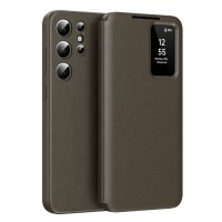 Husa pentru Samsung Galaxy S26 Ultra Smart S-View - Maro