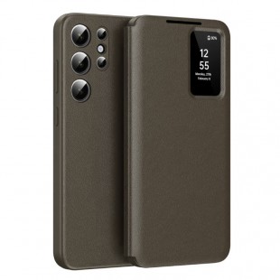 Husa pentru Samsung Galaxy S26 Ultra Smart S-View - Maro