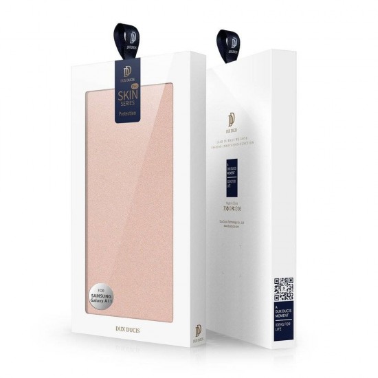 Husa Carte Dux Ducis pentru Samsung Galaxy A11 - Roz