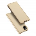 Husa Carte Dux Ducis pentru Samsung Galaxy A12 - Gold