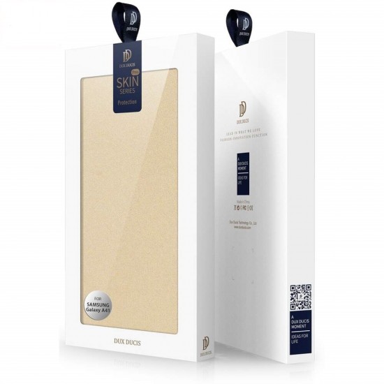 Husa Carte Dux Ducis pentru Samsung Galaxy A41 - Gold